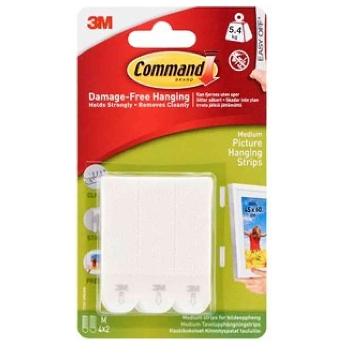 Command Mounting Strips medium 4pair