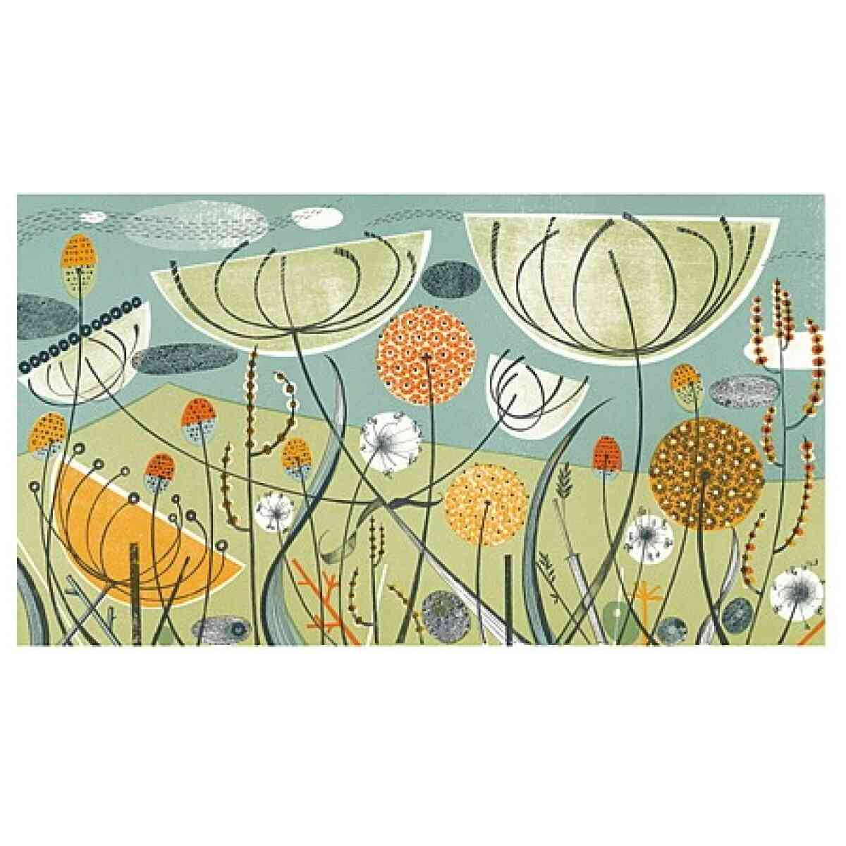 Alliums & Fennel, Greeting Card