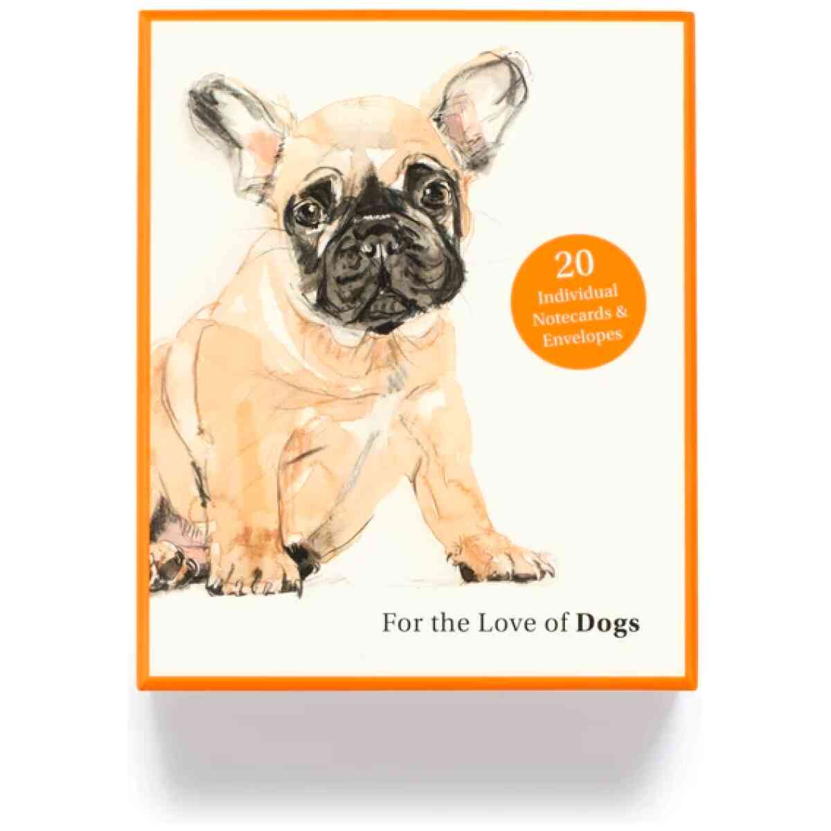 For the Love of Dogs: 20 Individual Notecards and Envelopes