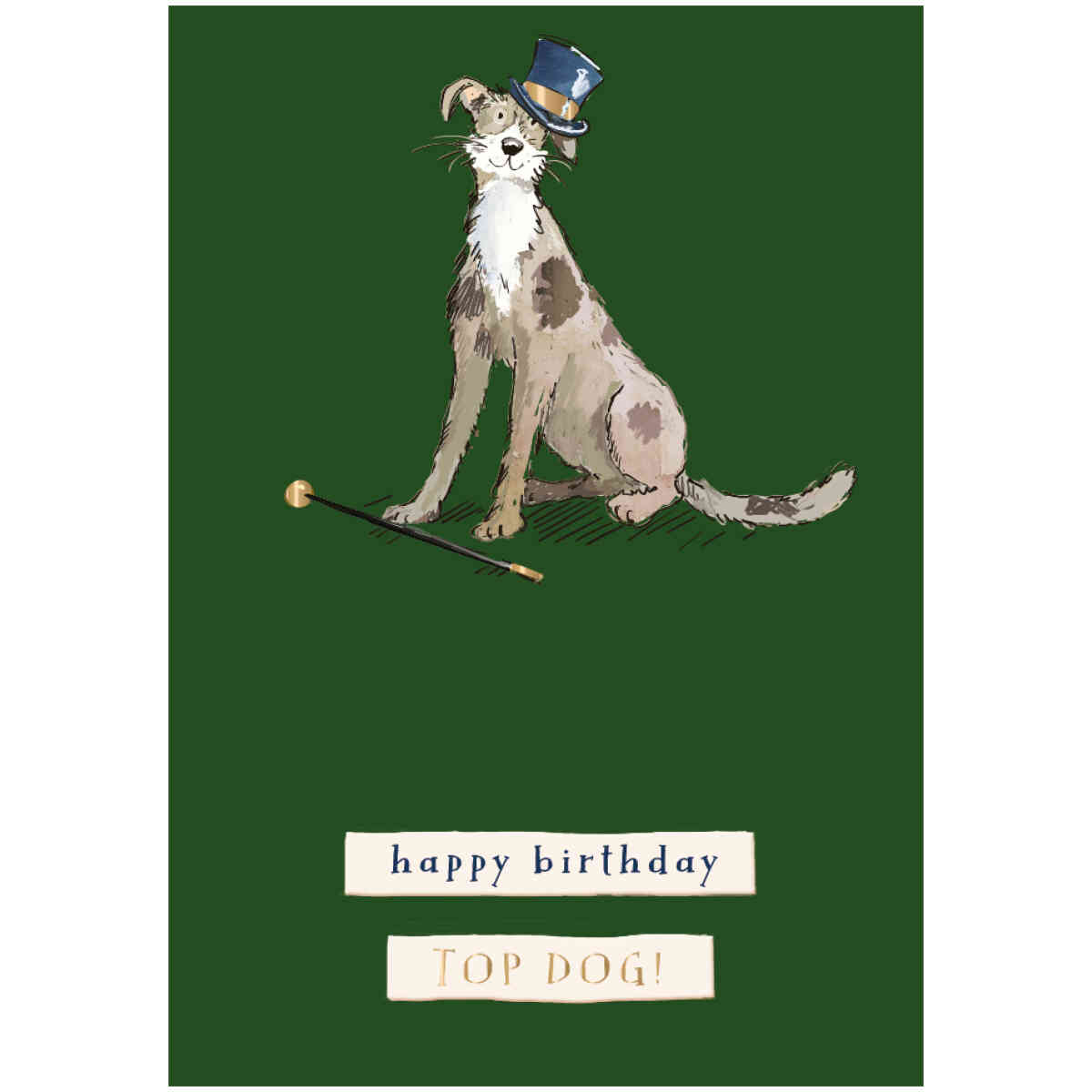 Top Dog, Wilf And Alfie, Greeting Card