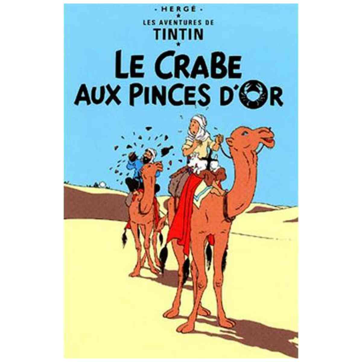 Le Crabe aux Pinces d'or/Krabban med Guldklorna - Vykort