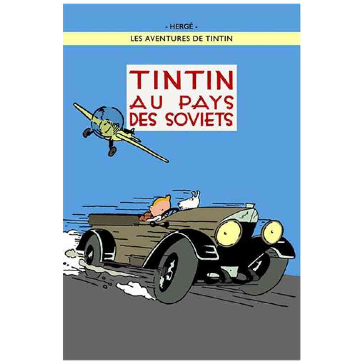 Tintin au pays des Soviets/ Tintin i Sovjet - Vykort