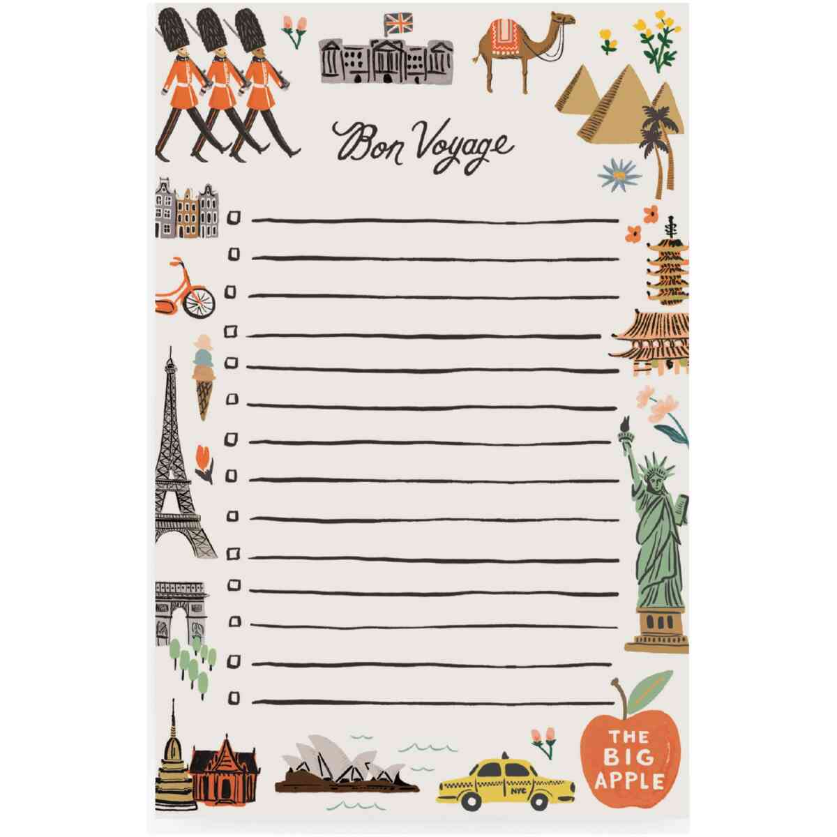 Bon Voyage Notepad