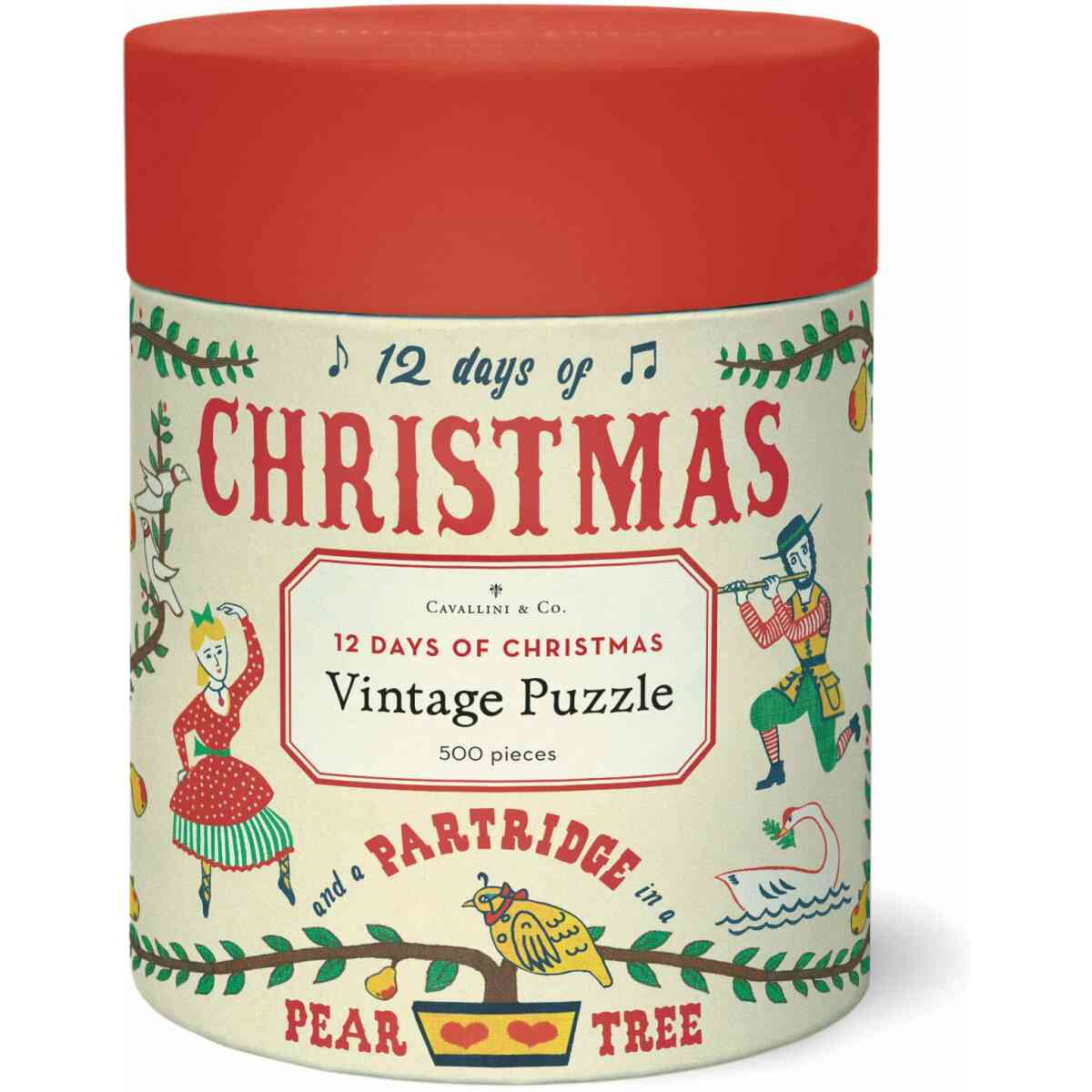 Vintage Puzzles - 500 pcs - 12 Days of Christmas