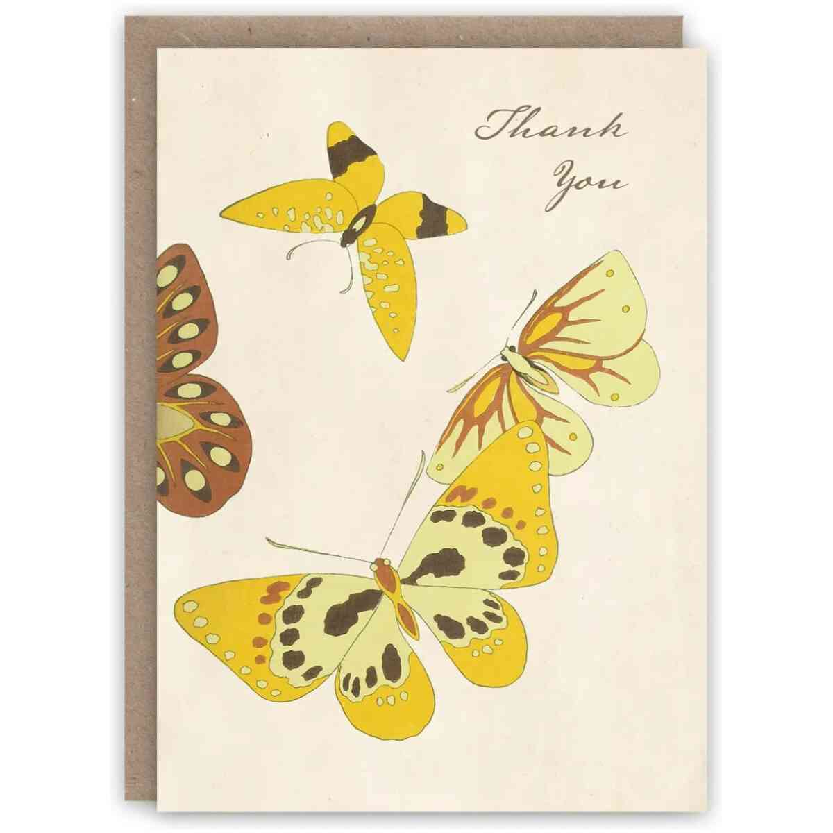 Chō Senshu Butterflies I Notecard Set