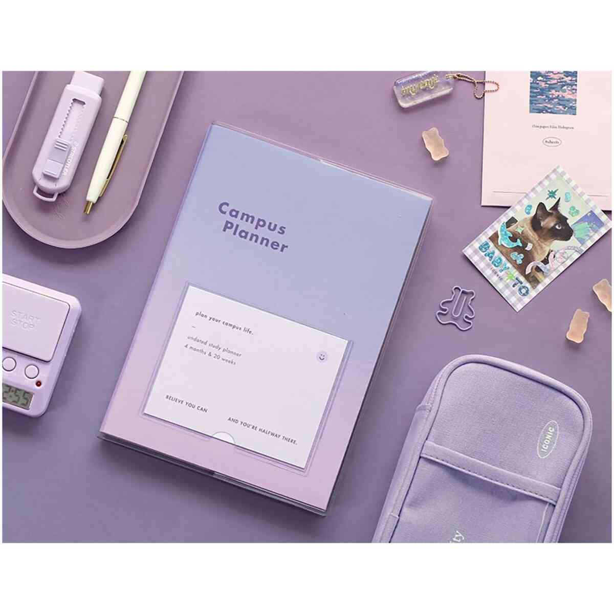 Campus Study Planner Lavender