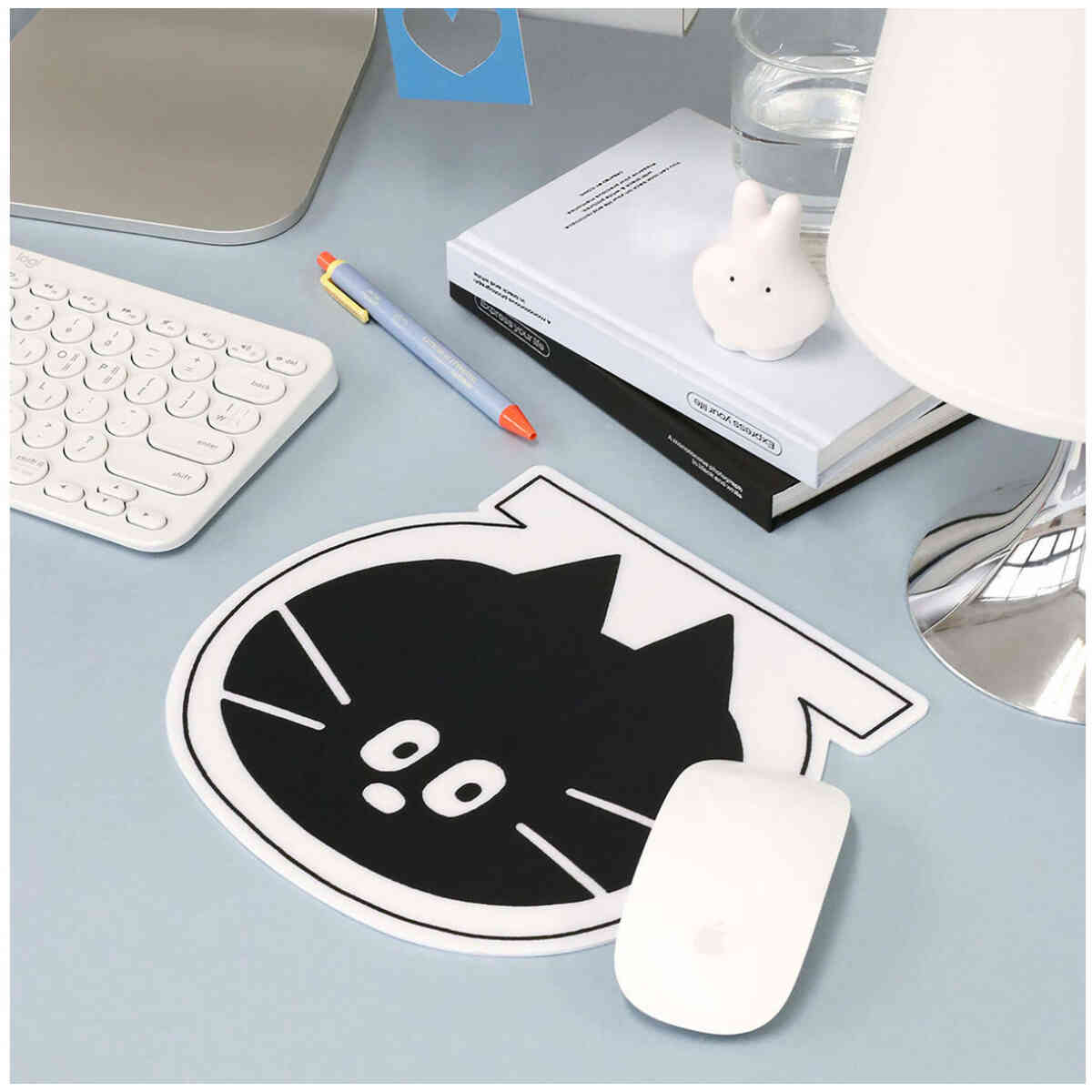 Doodle mouse pad - Monotone 02 Fish bowl