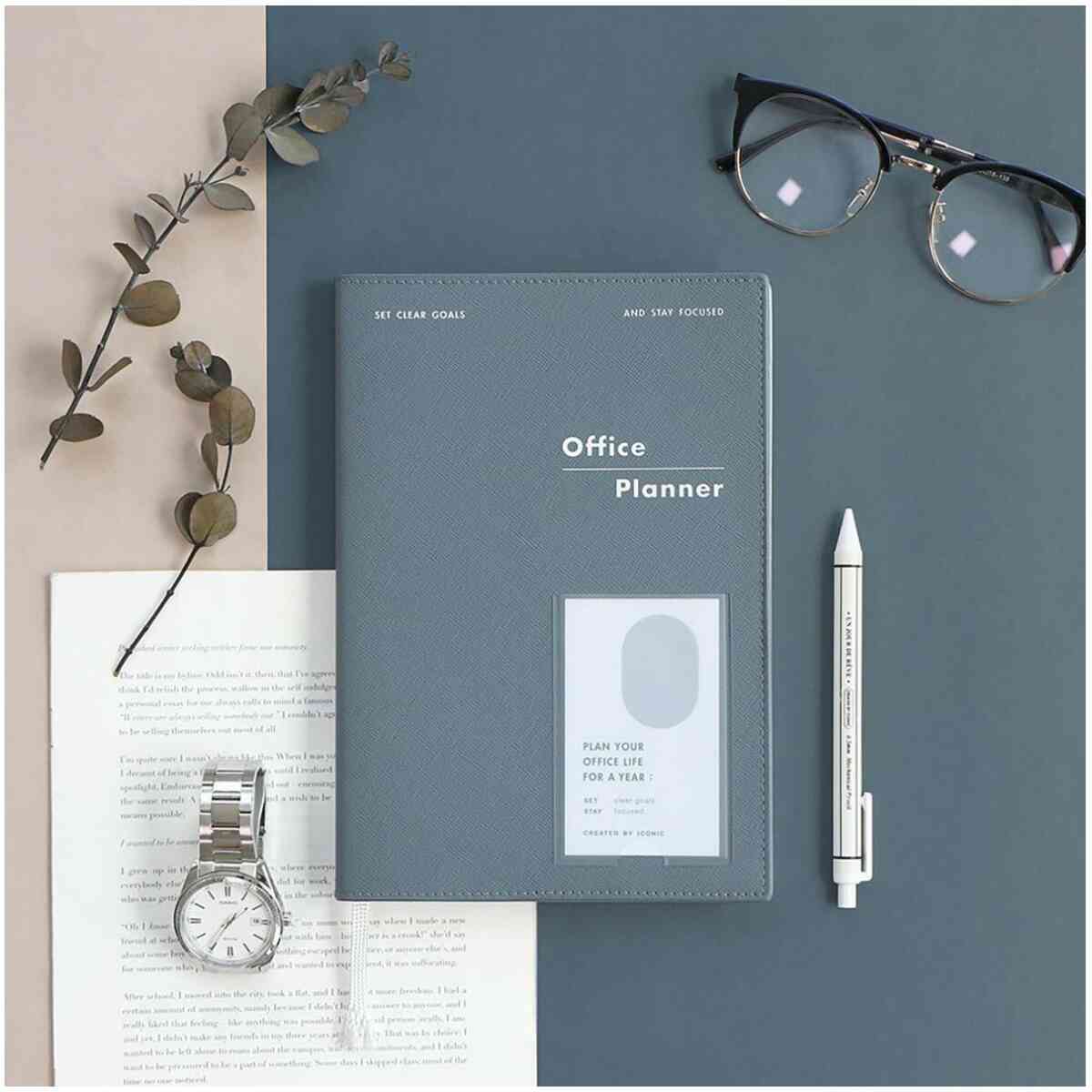 Office Planner 04 Indi Blue