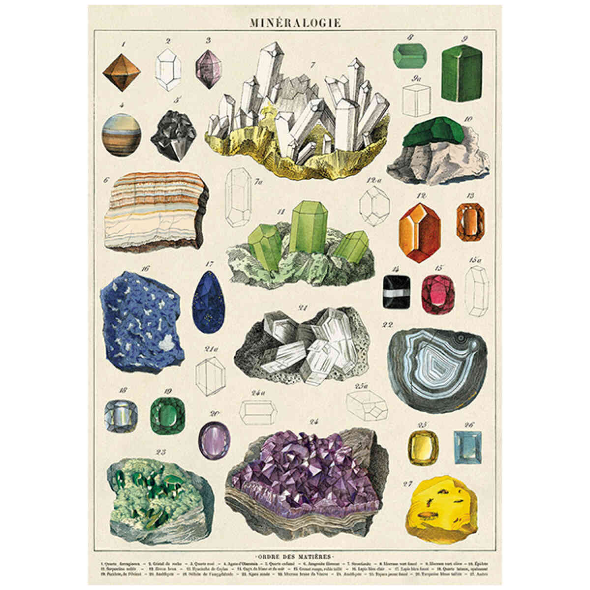 Mineralogie - Poster