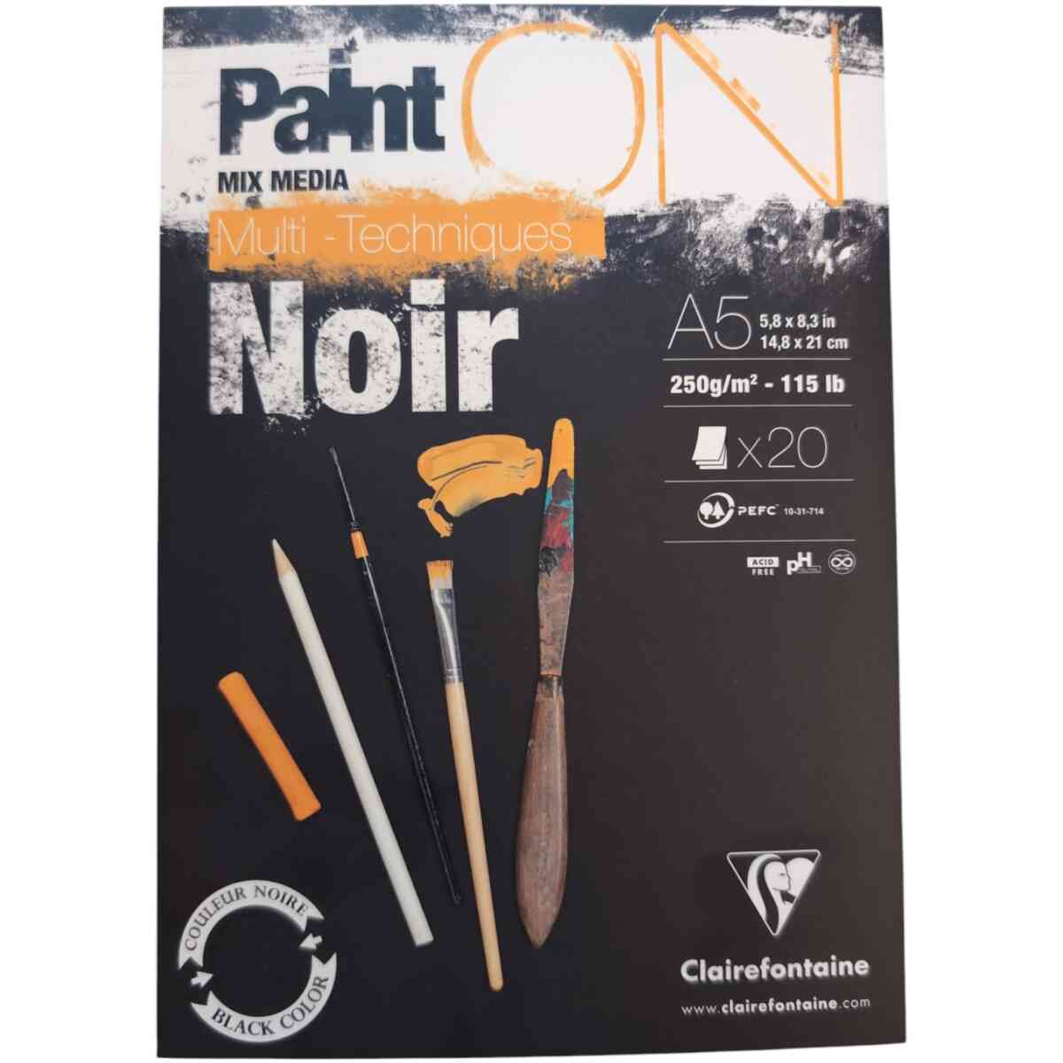 Clairefontaine Paint-ON BLOK A5 20 ark