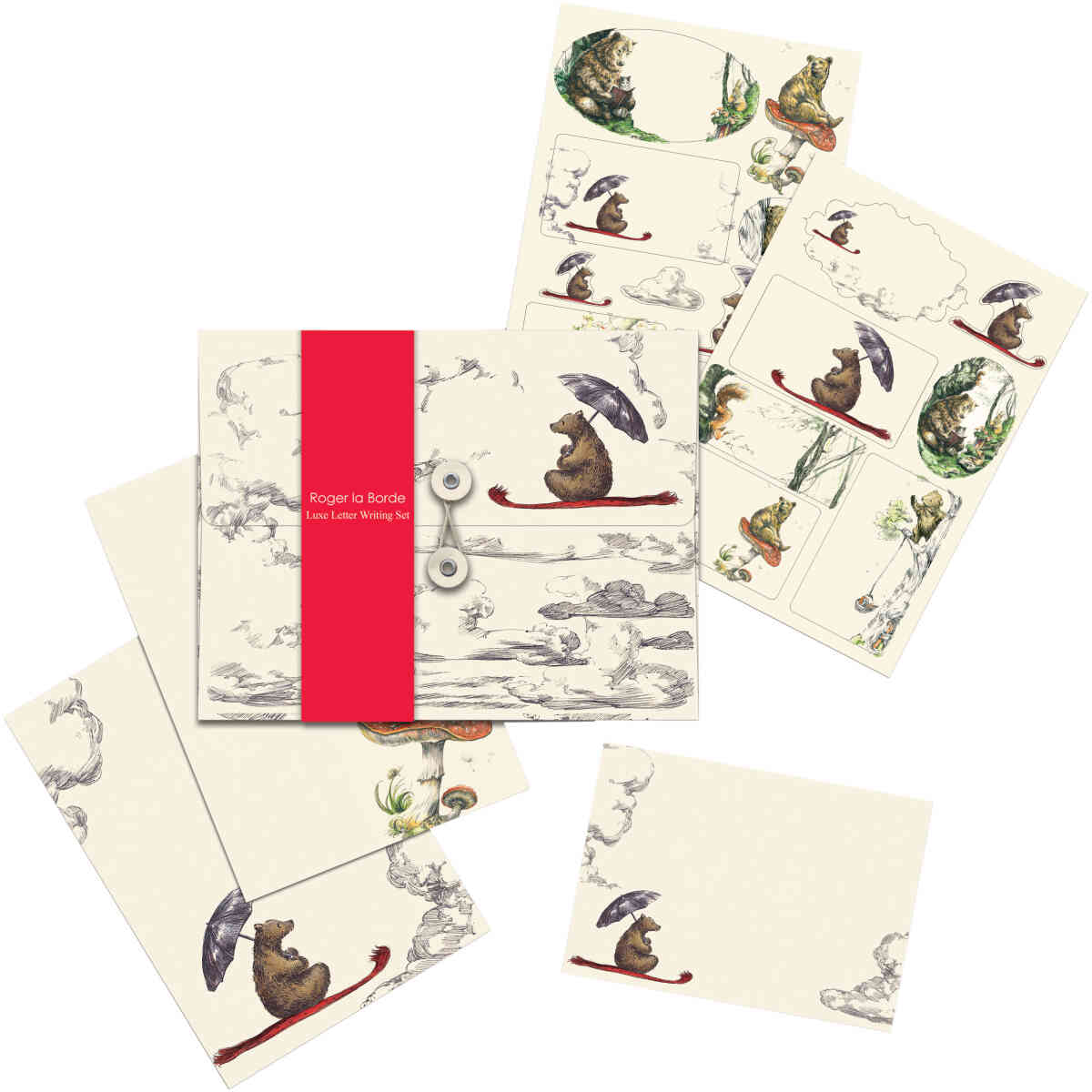 Flying Bear Writing Paper Set