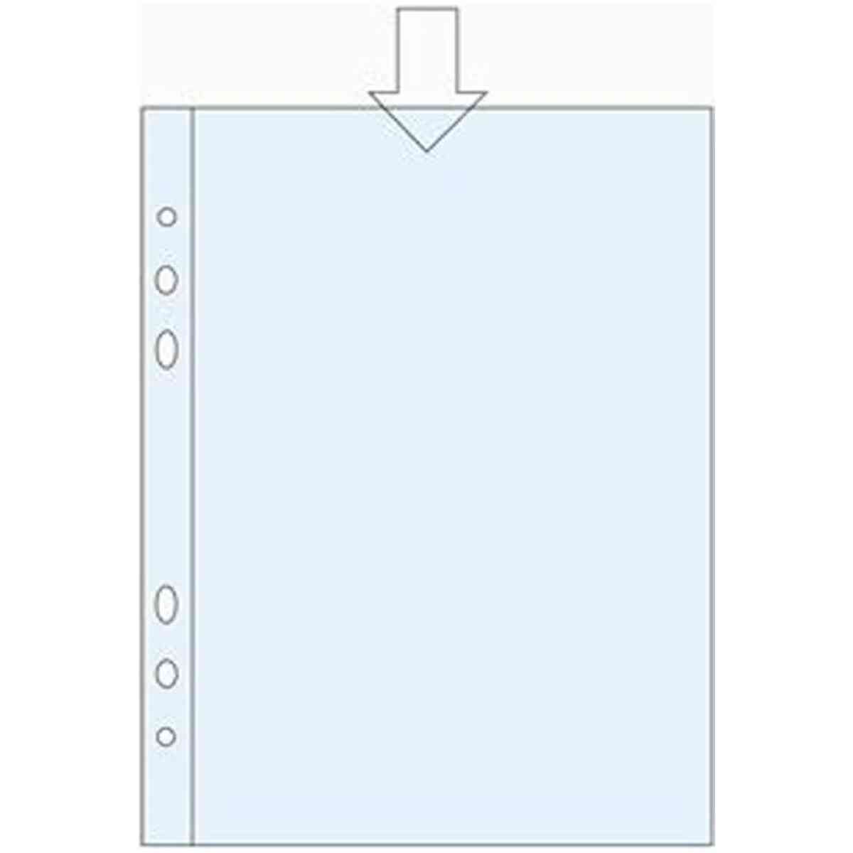 Plastficka A5 PP 0,09 präglad 100 st/fp