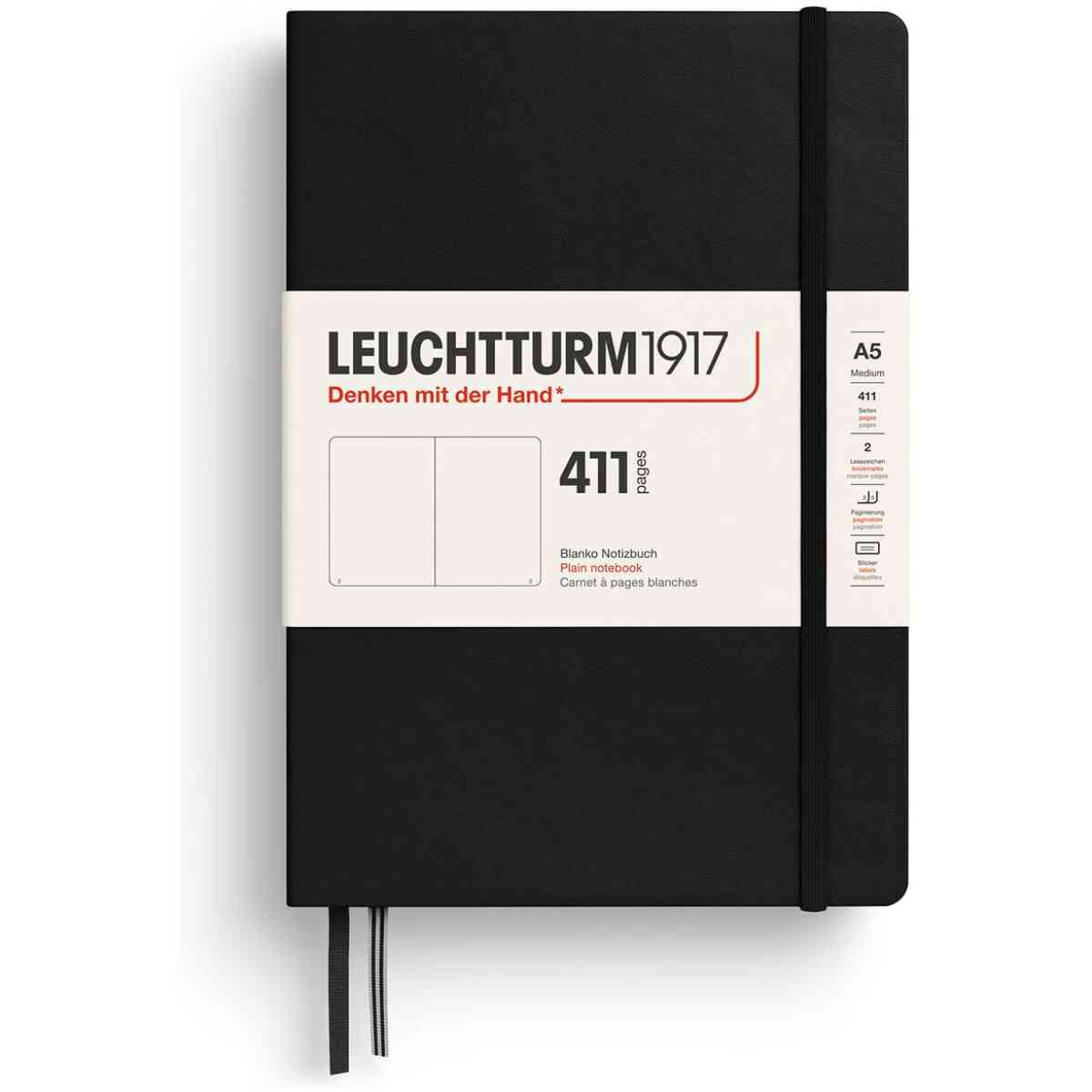 Leuchtturm1917 Anteckningsbok 411 A5 Hard Olinjerad - Bild 2