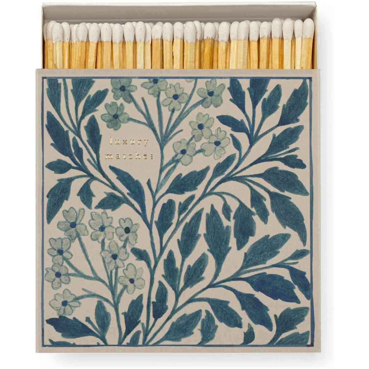 Blue Floral Matches by Wanderlust Paper Co.