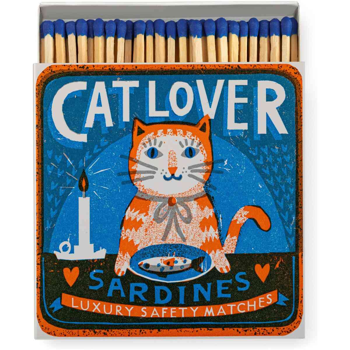 Cat Lover Sardines Matches by The Printed Peanut